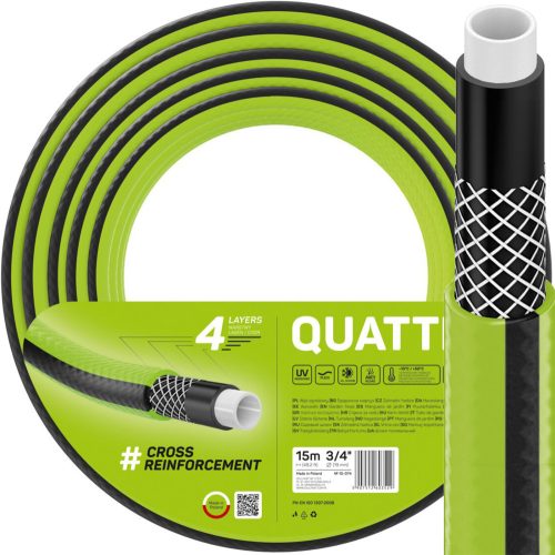  Gartenschlauch 3/4'' 15m CELLFAST QUATTRO 10-074