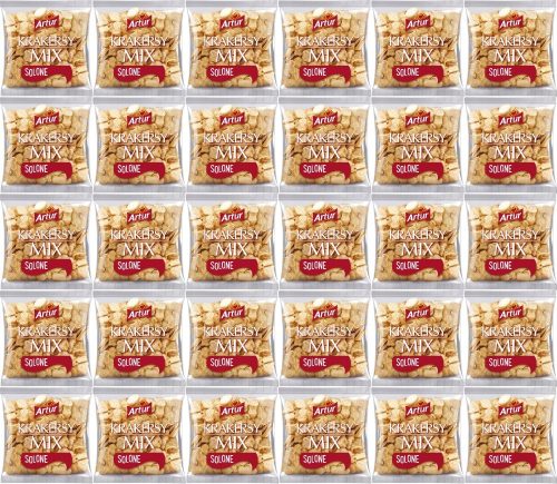 DR GERARD Krakersy Mix Artur, 90g x 48 Pack - Ideal für Meetings und Pausensnacks