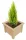  GoodFreshDecor Blumentopf 40 cm x 40 x 30 cm Naturholz