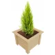  GoodFreshDecor Blumentopf 40 cm x 40 x 30 cm Naturholz