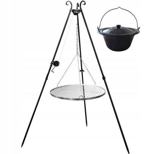  Grill-Dreibein, Garten, Lagerfeuer, Gitter, 60, ungarischer Wasserkocher, Topfständer