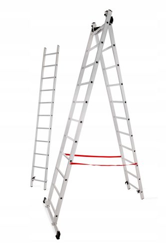 Drabina Leitermann 8,05 m Aluminium 3 x 11 bis 150 kg