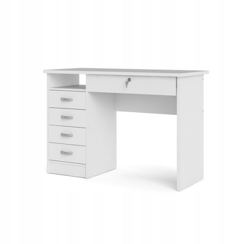  Tvilum Function rechteckiger Schreibtisch 109 x 49 x 76 cm weiß