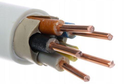 Rundes Elektroinstallationskabel YDY Digma 5 x 4 mm2 25 m