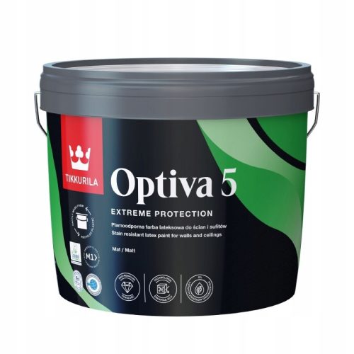 Laden Sie Optiva Matt 5 Latexfarbe Baza A 9L herunter