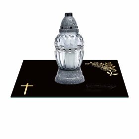  KERZENSTÄNDER AUS GLAS 40x30cm