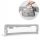  Schutzbettgitter Nukido 722400 180 x 42 x 35 cm grau