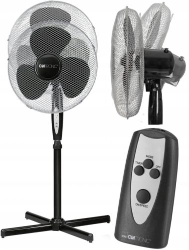  Clatronic VL3741 Standventilator schwarz