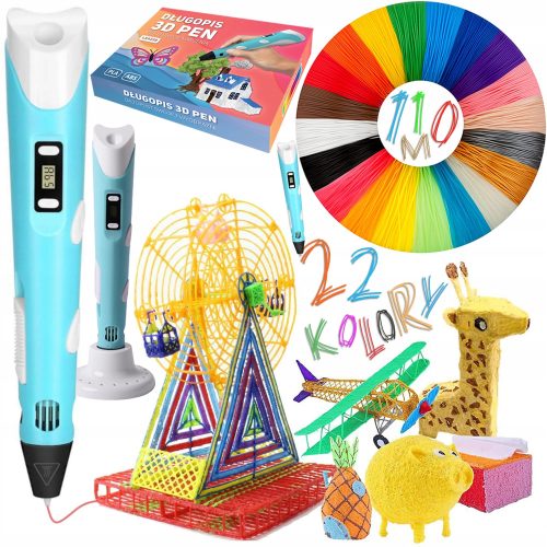  KUGELSCHREIBER 3D-DRUCKER MAGIC PEN KREATIVSPIELZEUG FÜR KINDER 210M NACHFÜLLUNGEN