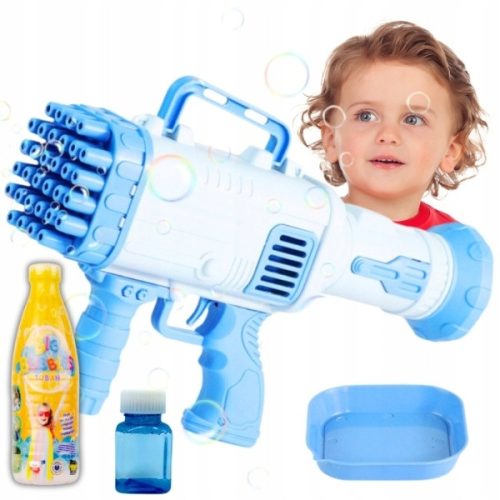 BUBBLE PISTOLE BAZOOKA BUBBLE MACHINE + FLÜSSIGKEIT