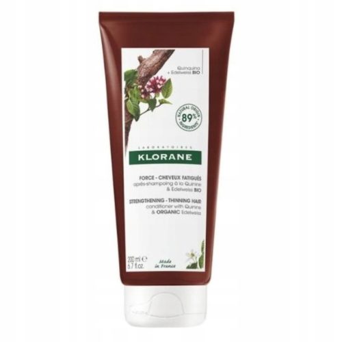 Klorane Pflegespülung mit Chinin und Bio-Edelweiß, 200 ml
