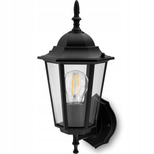 Gartenwandlampen, außen Lumiled Gartenwandleuchte schwarz E27 12 W