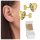  Goldohrringe HERZEN DIAMANT ZART 585