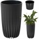  Blumentopf Lamela 42 cm x 25 x 42 cm Durchmesser 25 cm Kunststoff schwarz