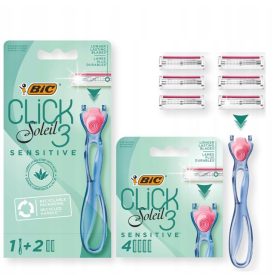  BIC Click 3 Soleil Rasierer + 6 Patronen