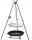  GRILL STATIV GARTEN LAGERFEUER GITTER 60 KAMIN