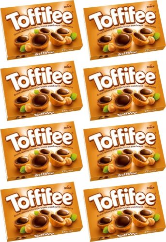 Toffifee Schokoladen-Karamell-Pralinen 125g, 8er-Pack von Storck