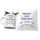  Schwiegermutter-Set Kissen + Tasse als Geschenk