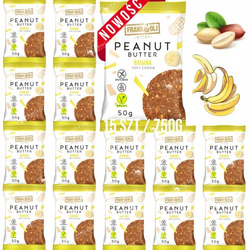 Peanut Butter Banana Soft Cookie von Frank&Oli - Veganes und glutenfreies Gebäck