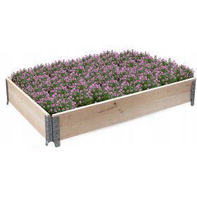  Aga-Blumenbeet 120 cm x 80 x 20 cm aus Holz