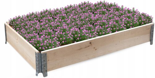  Aga-Blumenbeet 120 cm x 80 x 20 cm aus Holz