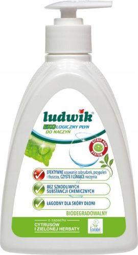  Ludwik Ökologisches Geschirrspülmittel mit Zitrus- und Teeduft, 475 ml