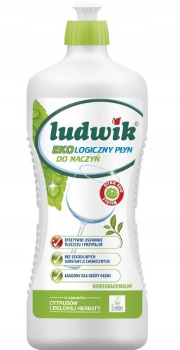  ÖKOLOGISCH _ Ludwik Geschirrspülmittel 900 ml – Zitrusfrüchte und grüner Tee