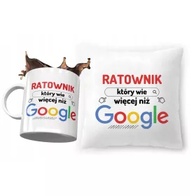  Set für ein Vorschulkind: Kissen + Tasse als Geschenk