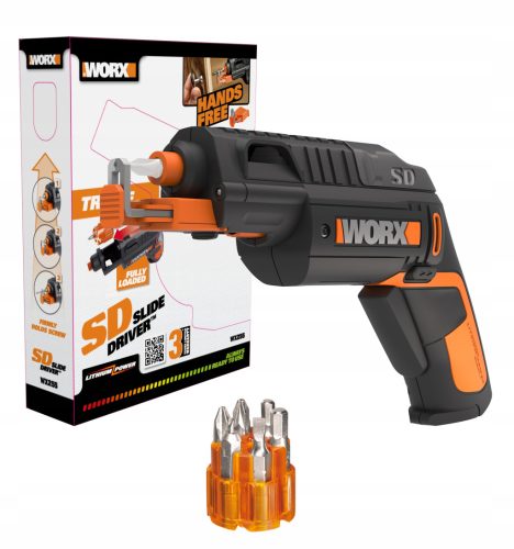  Worx-Schraubendreher, batteriebetrieben 4 V WX255