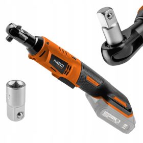  NEO BATTERIE-RATSCHE 18V LI-LON 3/8" ADAPTER 1/2"