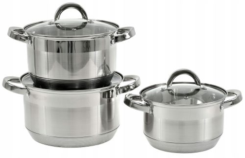 Kochset Ronner Austria Topfset, INDUKTION, Edelstahl, 6-tlg.