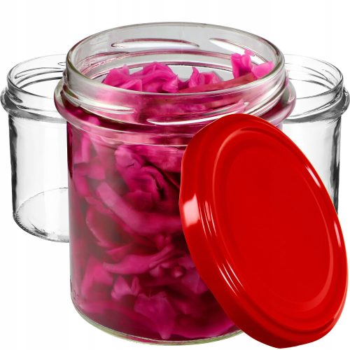 Lebensmittelbehälter 20x GLAS 350 ml FÜR MARMELADE, HONIG, FLEISCHKAPPEN FI82