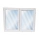 PVC-FENSTER 145 x 110 RU+R-Profil: 81 mm – 6 Kammern