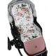  Rose XL Kinderwageneinsatz mit wasserdichter Fußstütze