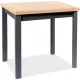  ADAM TISCH, ARTISAN EICHE / SCHWARZ 90x65 - SIGNAL