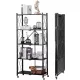 Topeshop Lagerregal aus Metall, 163 x 72 x 34 cm, max. 50 kg pro Regal