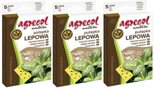 Agrecol Klebefalle für Schädlinge, 15 Stück – Effektive Überwachung und Fang von Insekten