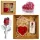  GESCHENKSET FÜR FRAU, FREUNDIN, Valentinstag-Seifenrosen, Kristallrose