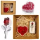  GESCHENKSET FÜR FRAU, FREUNDIN, Valentinstag-Seifenrosen, Kristallrose