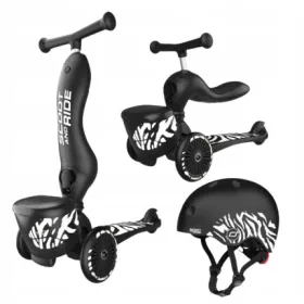  Scoot and Ride 2in1 Zebra Aufsitz- und Roller