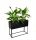 Töpfe und Pflanzgefäße für den Außenbereich und den Garten Palazzo Decor Blumentopf 55 cm x 21 x 35 cm Weißmetall