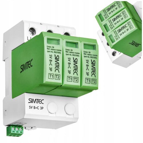 Simet 1000 V IP20 20000 A Überspannungsableiter