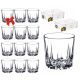Trinkgläser GROSSES GLÄSER-SET 18-TEILIG FÜR WHISKY 300ML