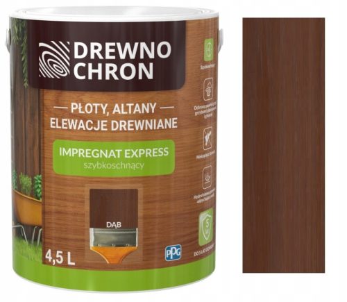  HOLZSCHUTZIMPRÄGNAT EXPRESS EICHE 4,5L