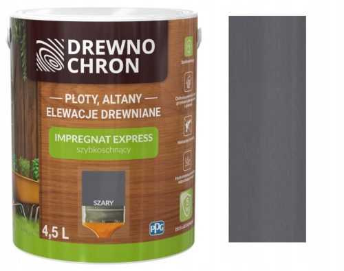  HOLZSCHUTZIMPRÄGNAT EXPRESS GRAU 4,5L