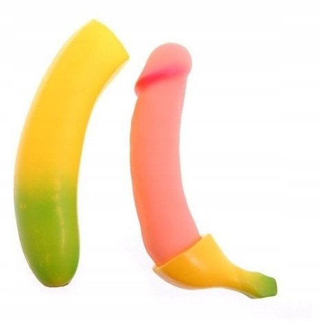 Coole, lustige Gadgets Lustige Geschenkbanane mit verstecktem Penisdildo