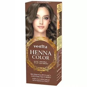    Venita Henna Color 113 Hellbrauner Farbbalsam mit Henna-Extrakt, 75 ml