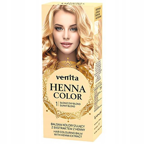  Venita Henna Color 1 Sunny Blonde 75 ml Henna-Färbebalsam