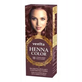    Venita Henna Color 18 Black Cherry Farbbalsam mit Henna-Extrakt, 75 ml