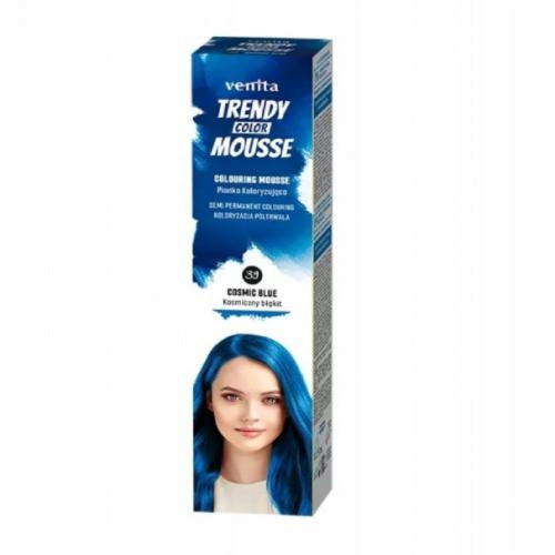  Venita Trendy Color Mousse 39 Cosmic Blue Haarfärbemousse 75 ml